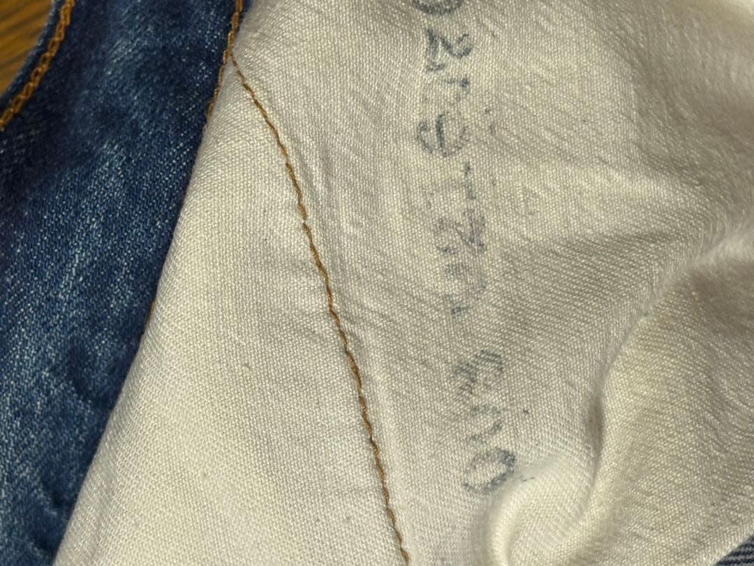 Levi's 646 Big E ボタン裏刻印39