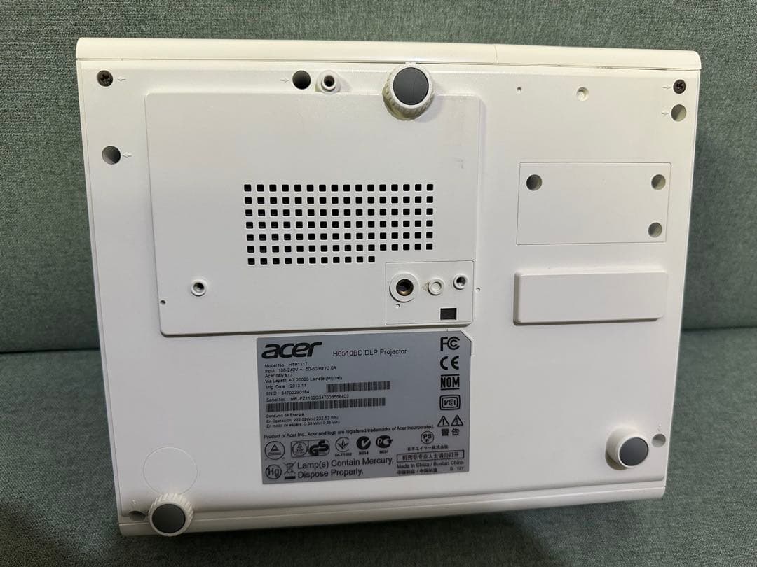 Acer H6510BD プロジェクター