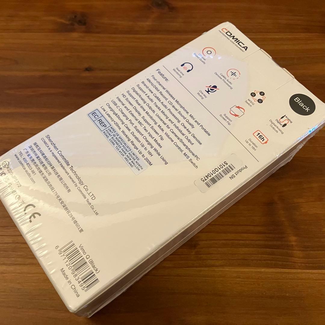 【新品】comica Vimo Q 送信機4台+受信機1台 ワイヤレスピンマイク