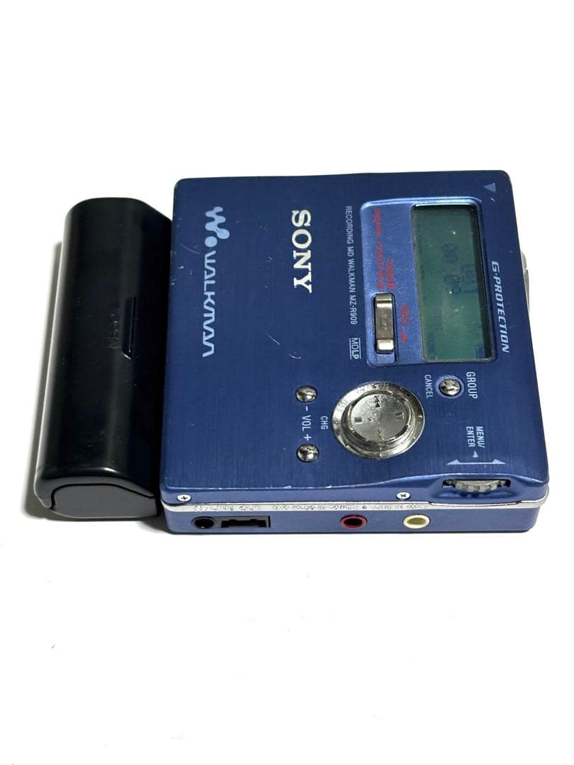 3点セットSONY MDレコーダー MZ-R909 動作品 乾電池ケース付き