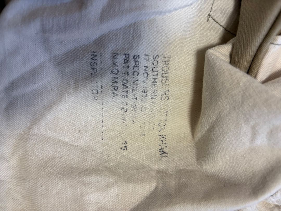 U.S.ARMY M-45 KAHKI チノトラウザーズ