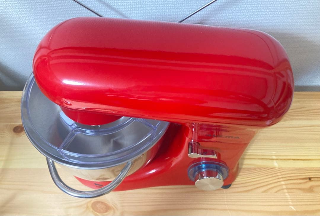 ☆美品！ Aucma スタンドミキサー 4.5L大容量 3種類アタッチメント付き