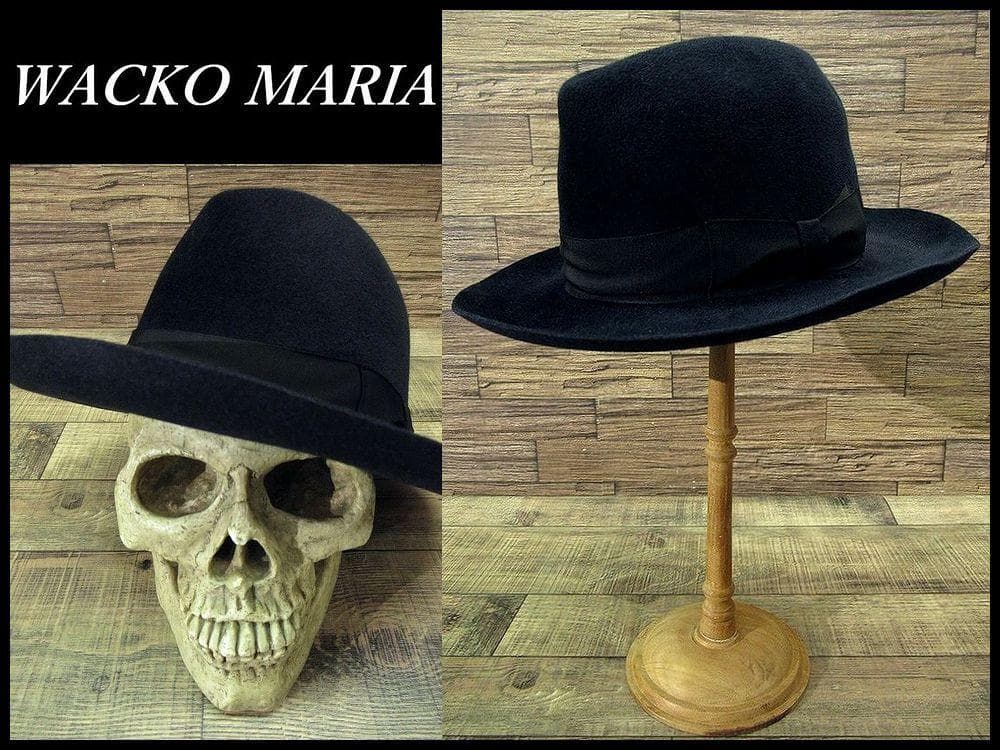 専用　ワコマリア HAT-02 ラビット ファー ロングブリム 中折れ ハット