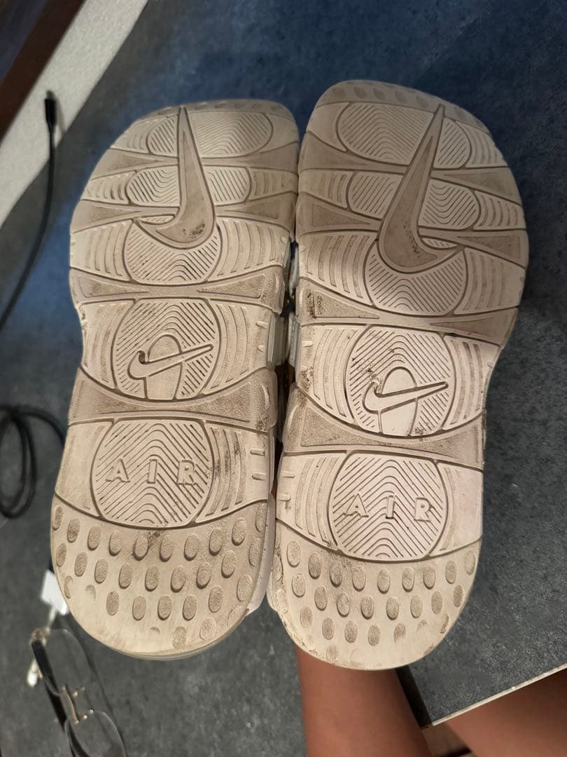 即購入可　Nike エア モア アップテンポ スライド ブラウン サンダル