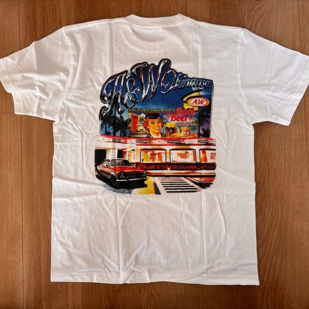 A＆W Ｔシャツ Lサイズ 牧港店限定 沖縄