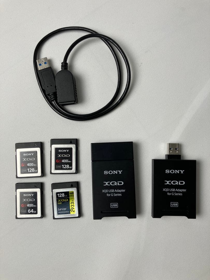 SONY Lexar XQDカードセット 128GB×3 64GB×1