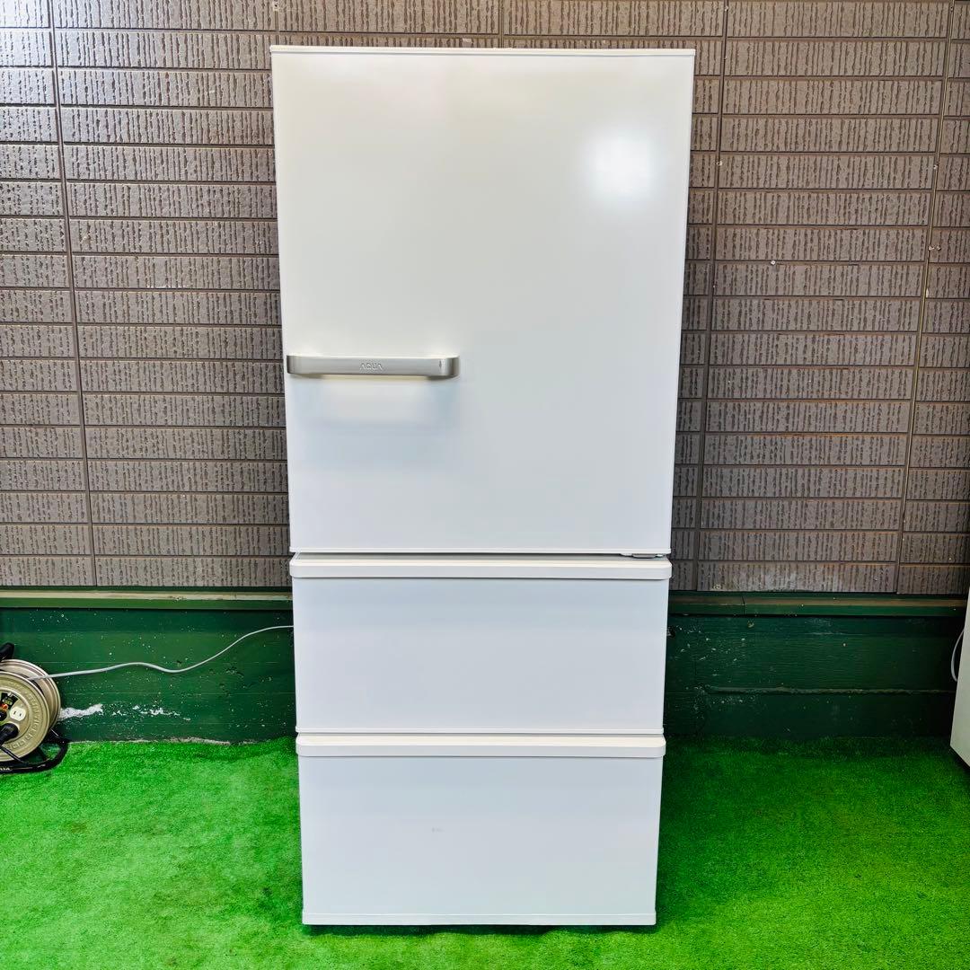 AQUA 272L 冷蔵庫 大きめ ロータイプ 2019年製【地域限定配送無料】