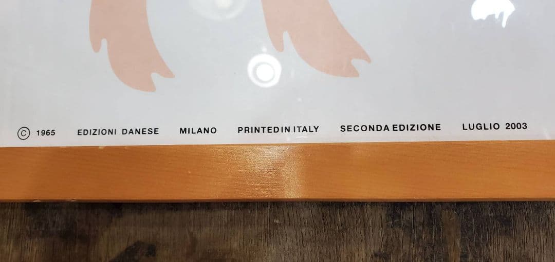 DANESEダネーゼ Enzo Mari エンツォ・マリ　Pig ポスター