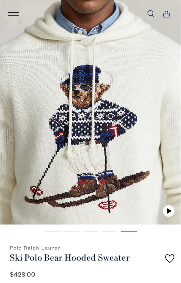 入手困難 PRL ポロベア パーカー レディースS-M/キッズL 新品タグ付き