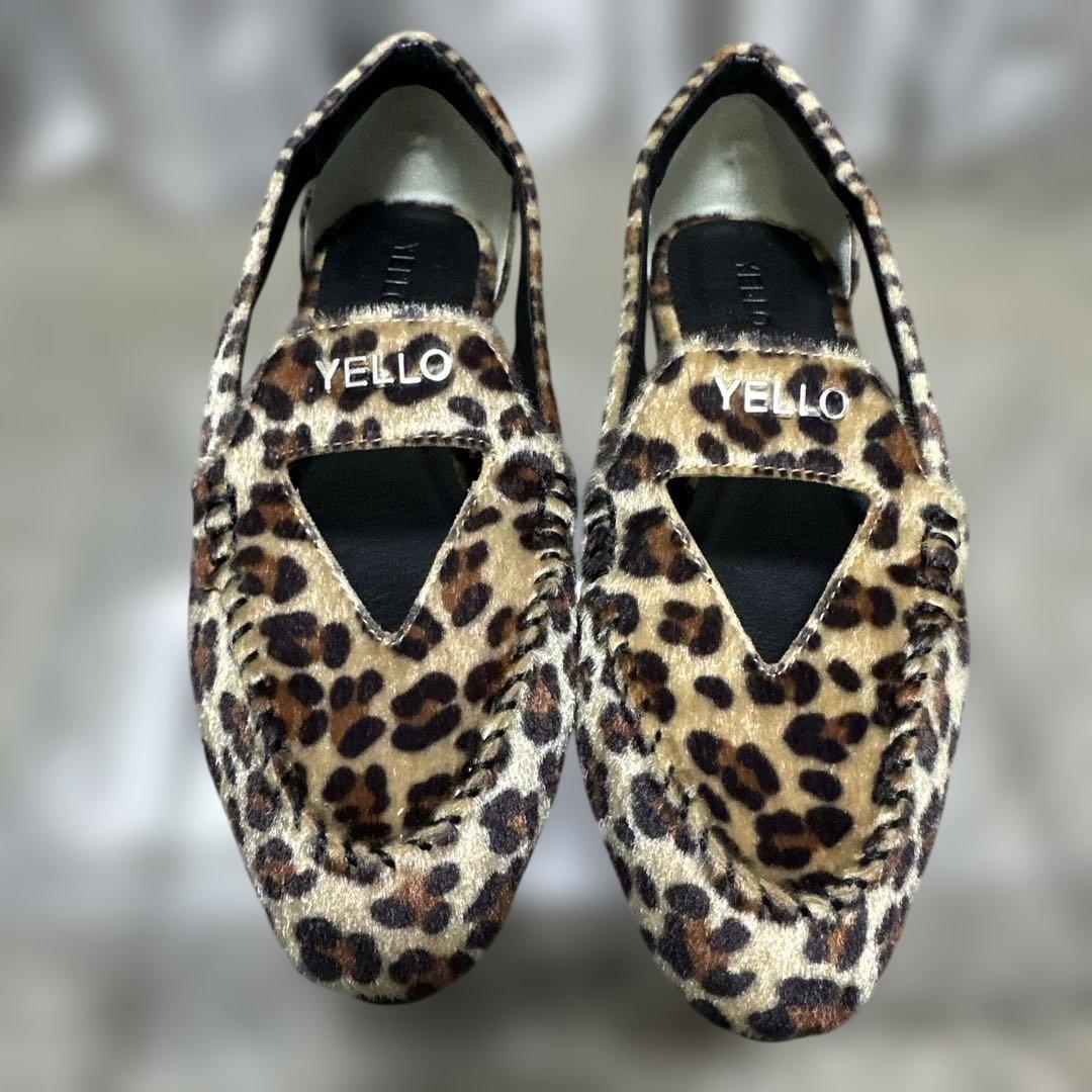 YELLO ローファー ヒョウ柄 Sサイズ 新品未使用