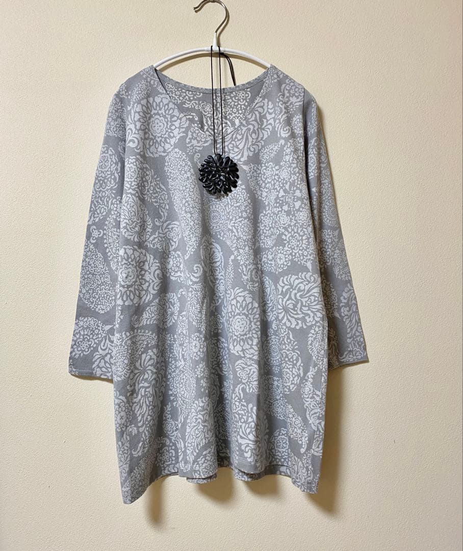 ババグーリ　2022SS　未使用　ペイズリー　チュニック　ヨーガンレール
