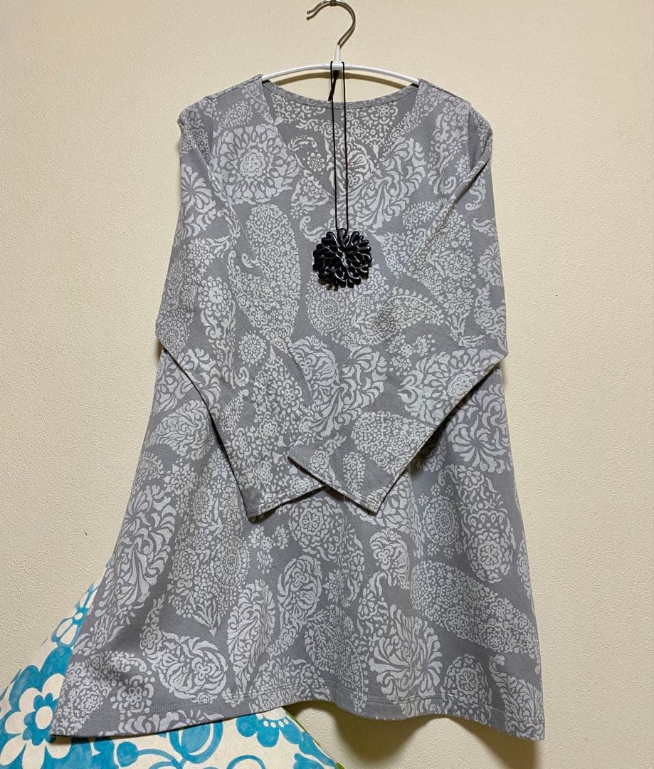 ババグーリ　2022SS　未使用　ペイズリー　チュニック　ヨーガンレール