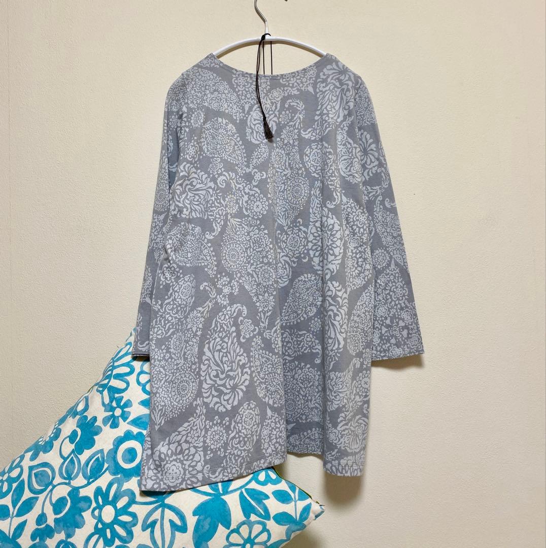 ババグーリ　2022SS　未使用　ペイズリー　チュニック　ヨーガンレール