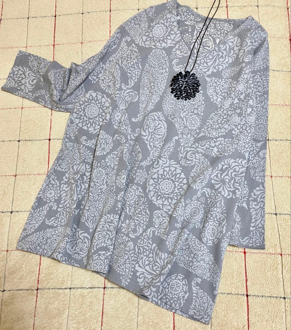 ババグーリ　2022SS　未使用　ペイズリー　チュニック　ヨーガンレール