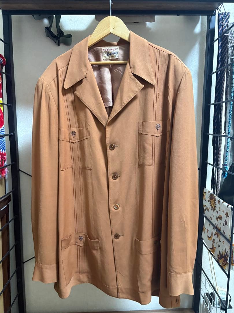 50s ナッソー　ギャバジン　ジャケット