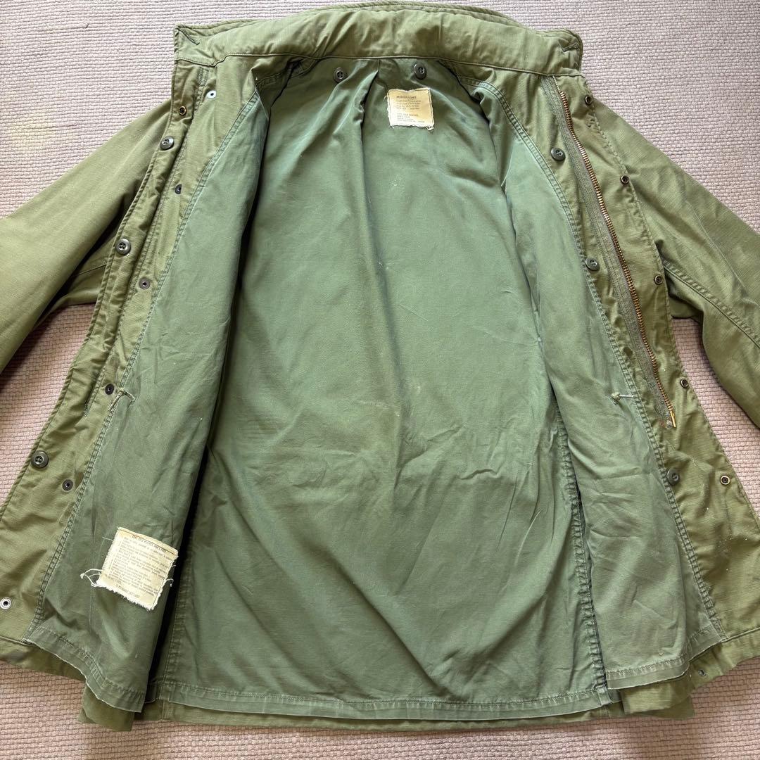 72年製 実物 M-65 フィールドジャケット 3rd M-L アルファ社 米軍