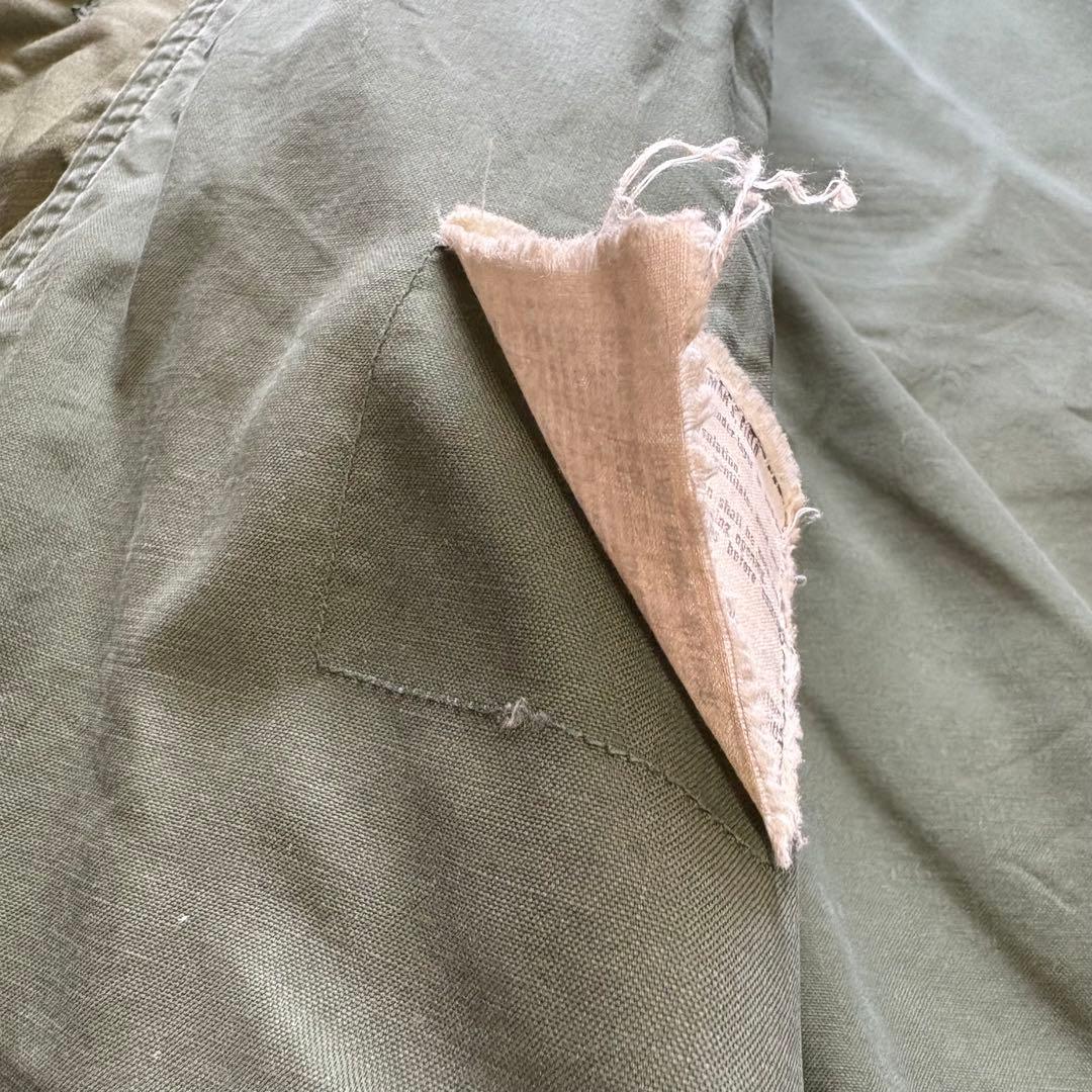 72年製 実物 M-65 フィールドジャケット 3rd M-L アルファ社 米軍