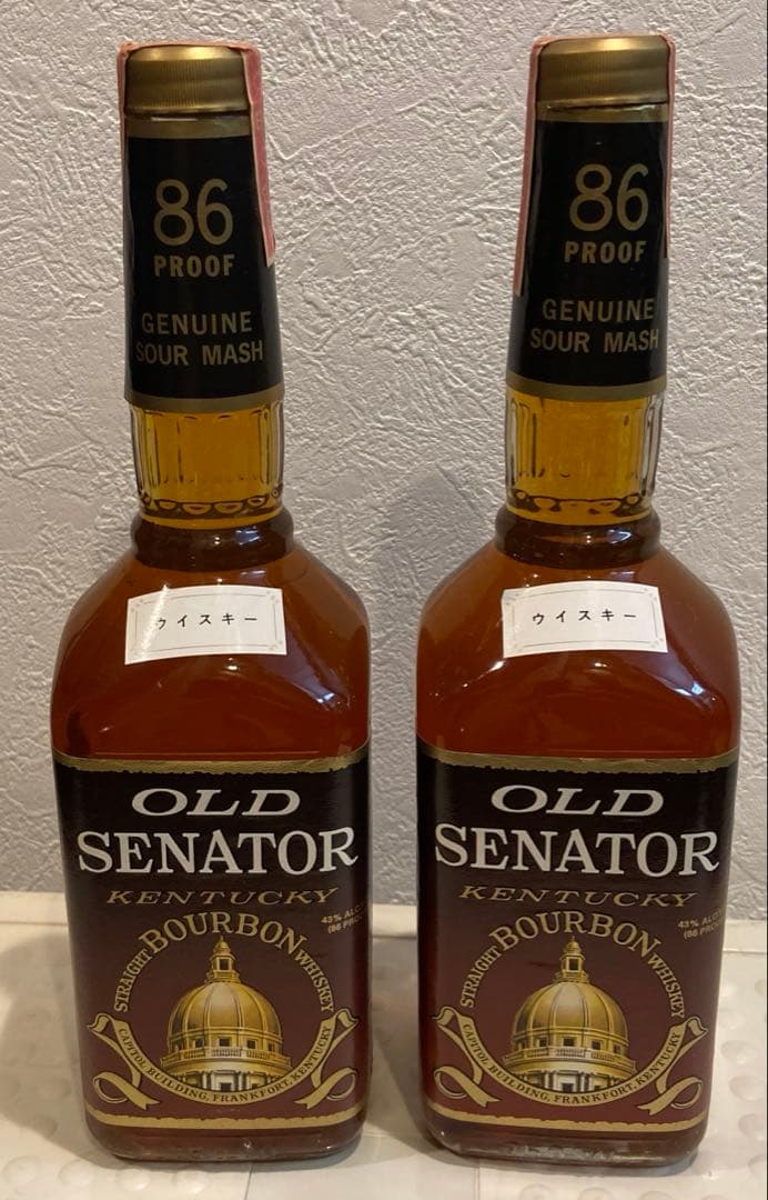 Old Senator Kentucky、未開栓、バーボン　750ml、2本組