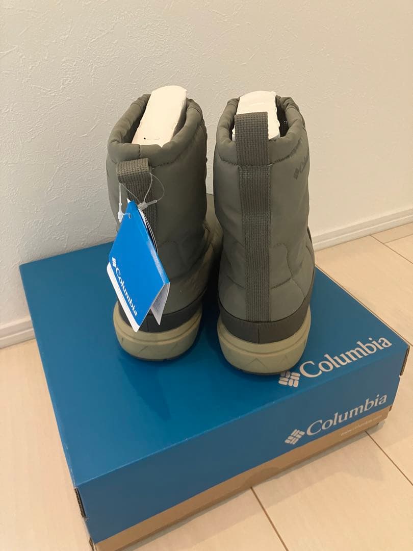 Columbia カーキ系ブーツ 新品タグ付き25cm