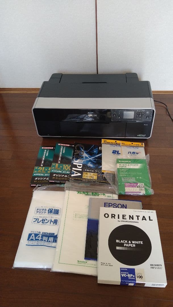 【美品・ジャンク】EPSON PX-5V（新品インク装着済・おまけ多数）