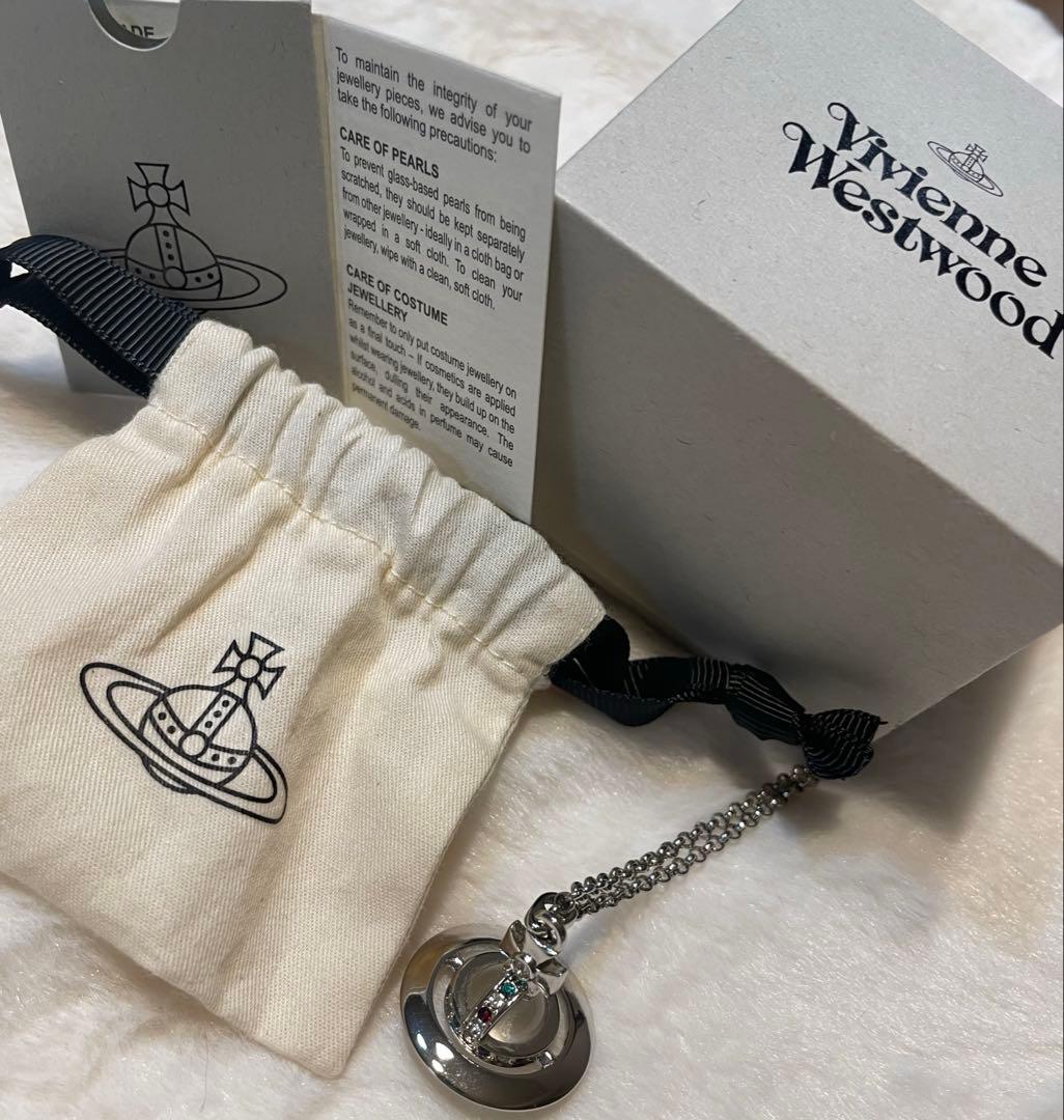 美品☆Vivienne Westwood TINY ORB ネックレス シルバー