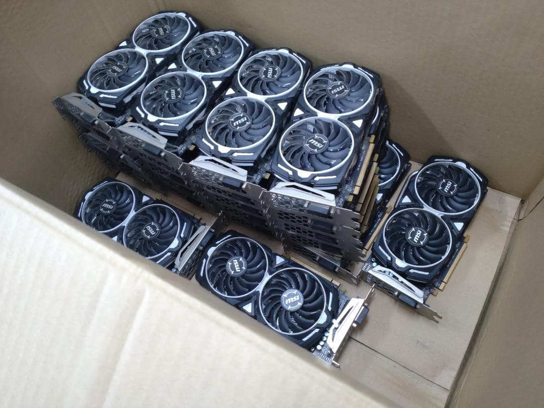 Y.Saito  Radeon RX470 MINER 4G x 23台