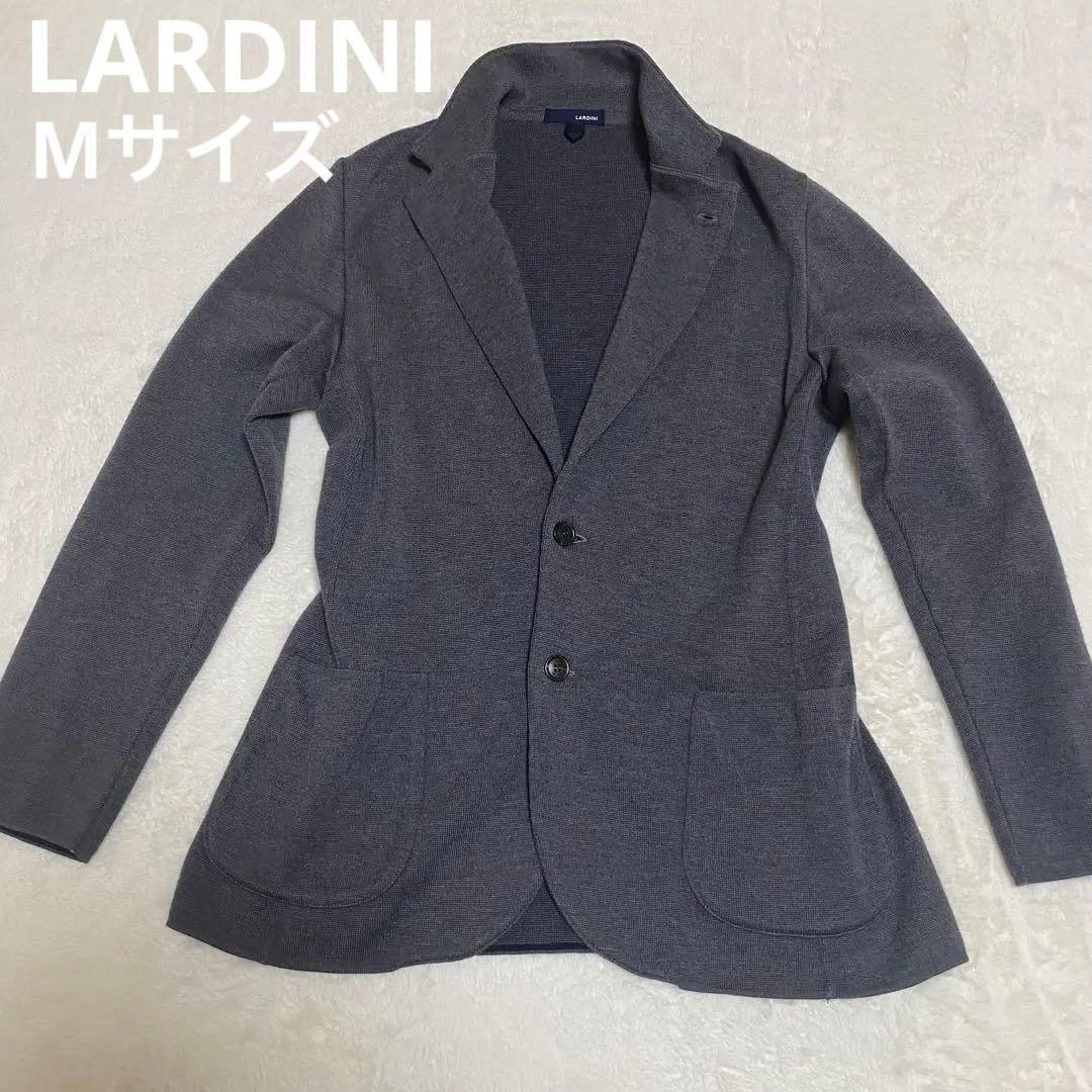 LARDINI ラルディーニ ウール 100% ニットジャケット グレー M