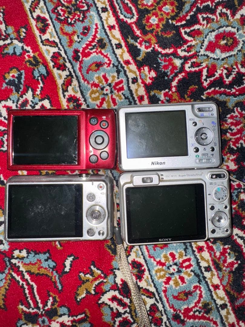 デジタルカメラ 4台セット Nikon Canon Casio Sony