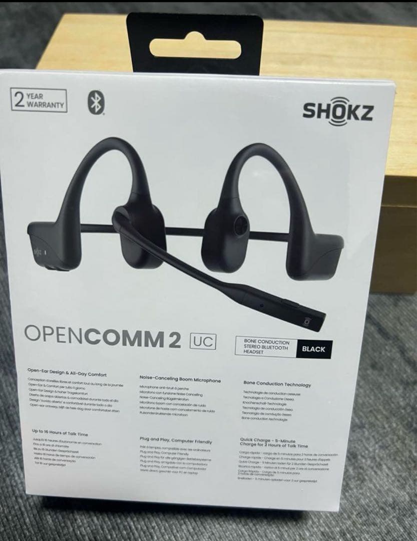 【新品未使用・未開封】SHOKZ OPENCOMM 2 UC 骨伝導ヘッドセット