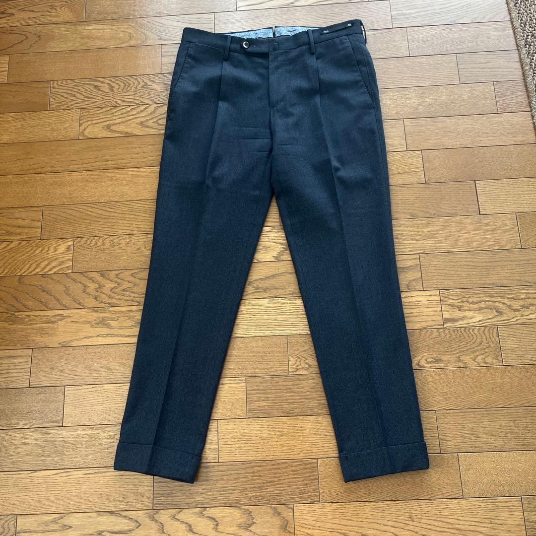 【人気】PT01 COVA FIT秋冬スラックス　チャコールグレー　46