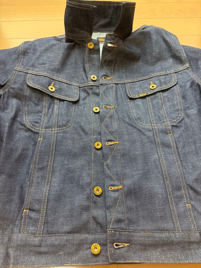 RRL デニム　ジャケット　リジッド　セルビッジ　LEE101Jタイプ