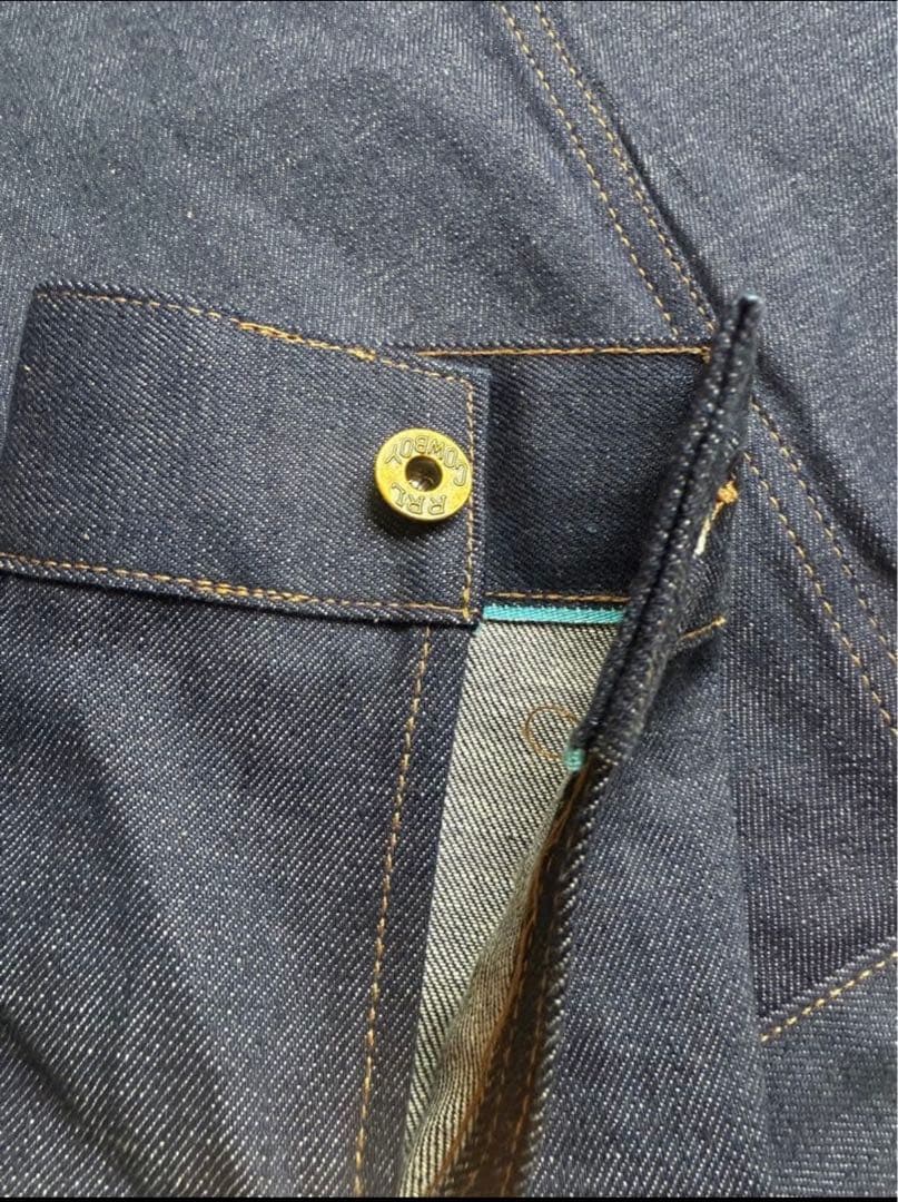 RRL デニム　ジャケット　リジッド　セルビッジ　LEE101Jタイプ