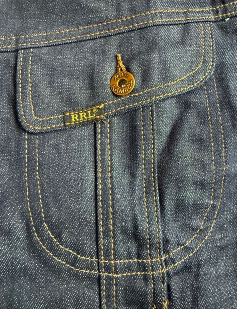 RRL デニム　ジャケット　リジッド　セルビッジ　LEE101Jタイプ