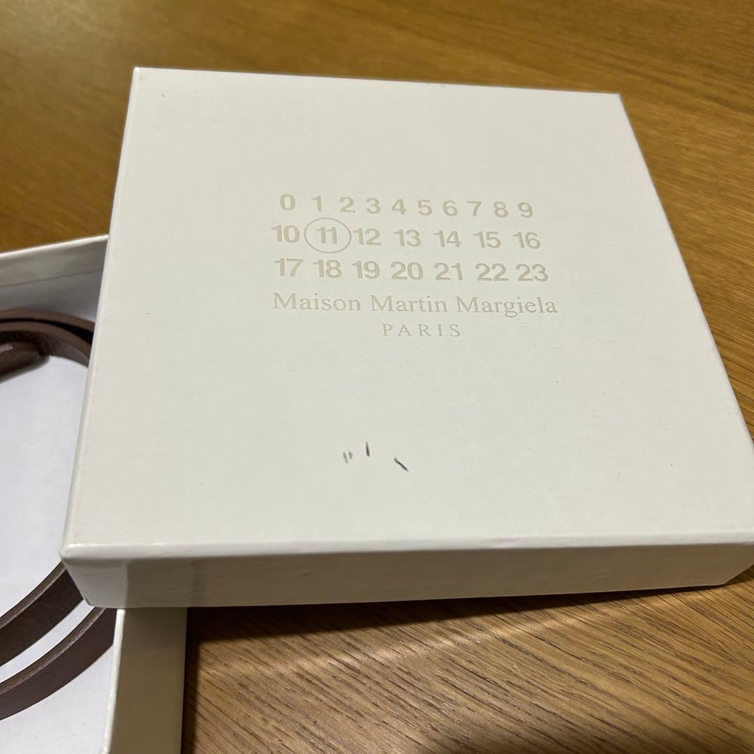 Maison Martin Margiela マルジェラ ブラウンレザーベルト