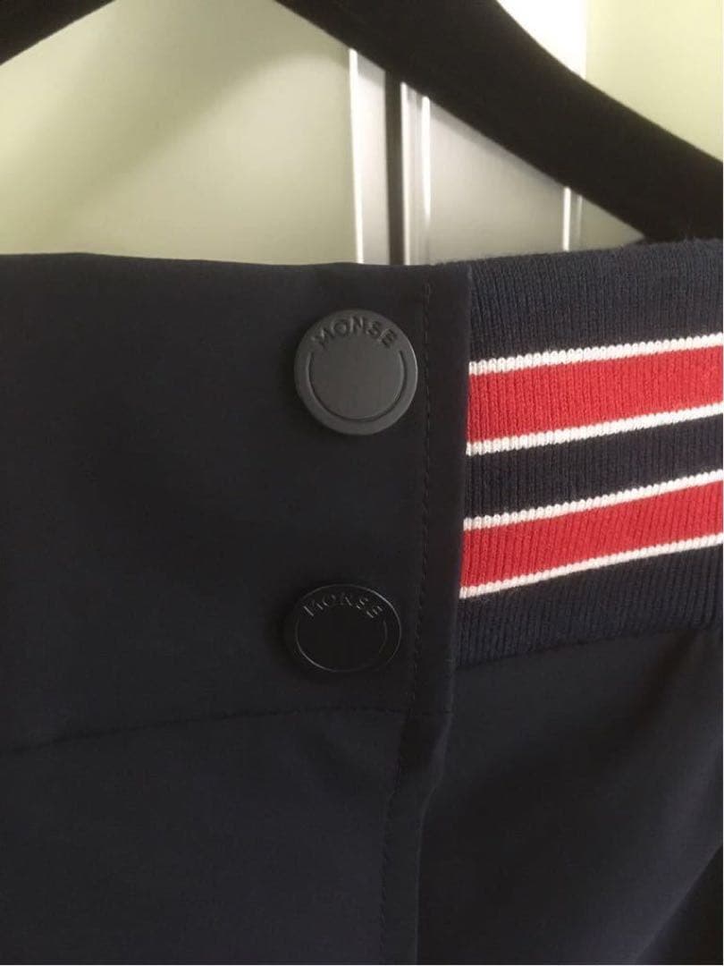 【MONSE】2way SPORTS JACKET croppedブルゾン