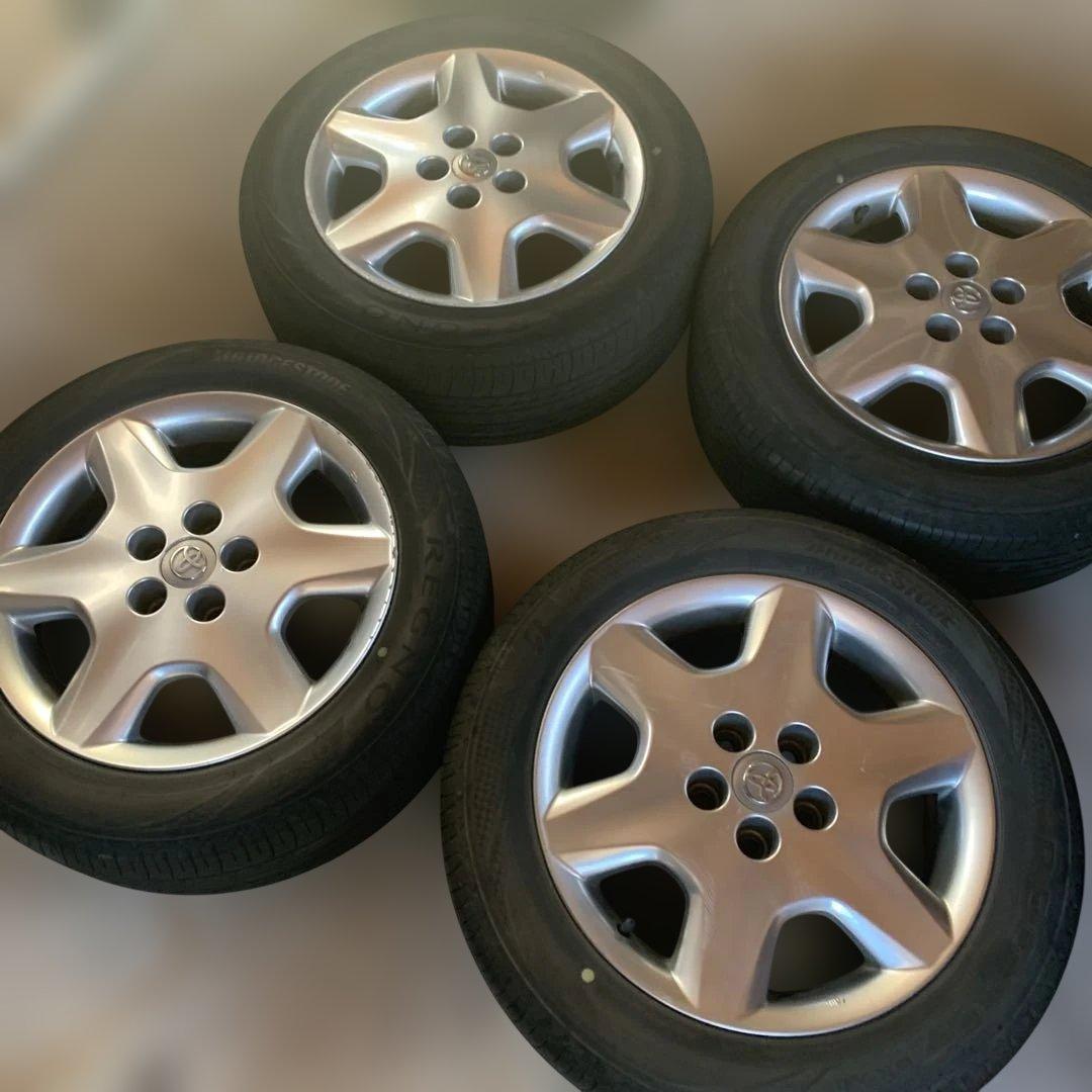 トヨタ　セルシオ30 31 純正ホイール4本セットタイヤ付き　中古品