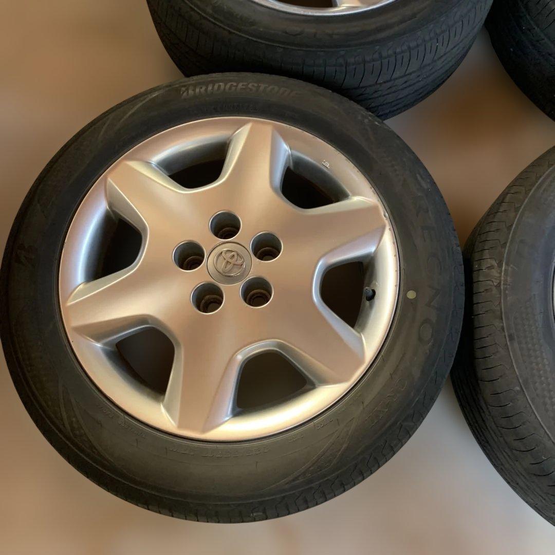 トヨタ　セルシオ30 31 純正ホイール4本セットタイヤ付き　中古品