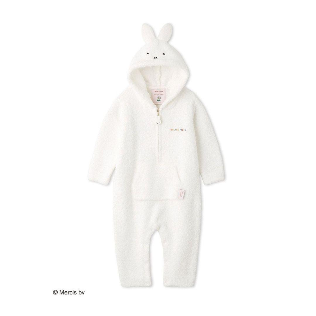 【新品/サイズ80】ジェラートピケ ミッフィー ベビモコ ロンパース