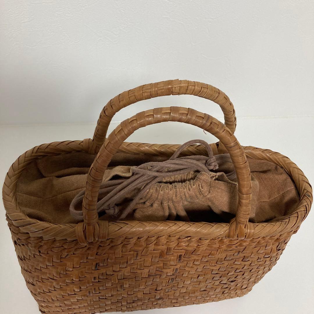 山葡萄かごバック　トマト