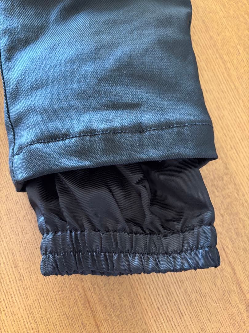 ラバーコートウォームパンツ　ブラック　バイク　レディース