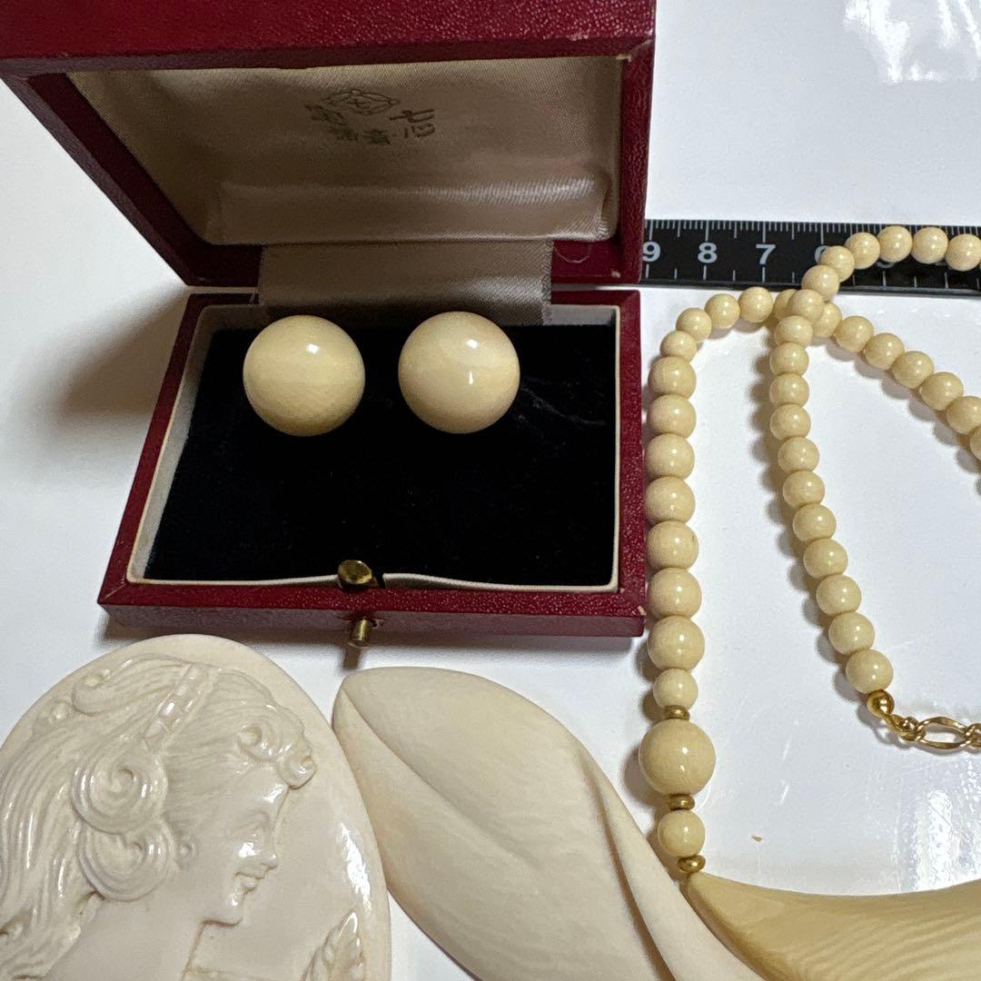 アイボリー ビンテージ アクセサリーセット