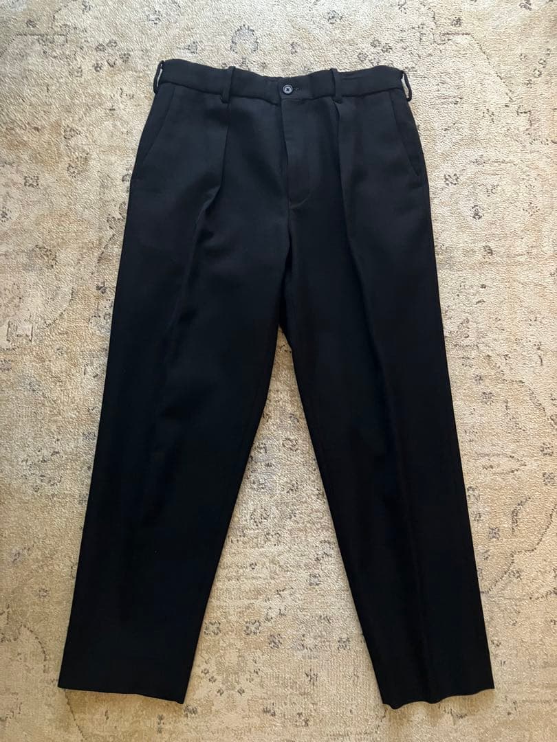 マーカウェア　ペグトップ　オーガニックウールサバイバルクロス　ブラック　サイズ1