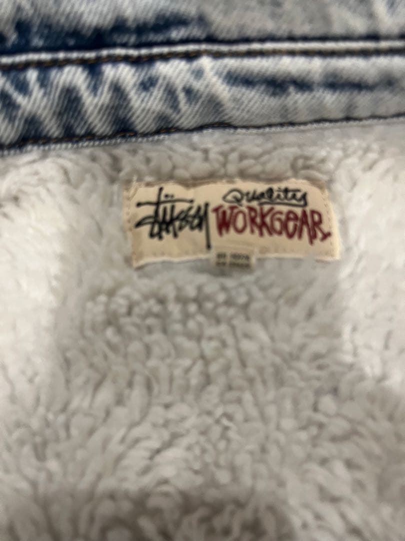 k*i様 Stussy グレー デニムジャケット Mサイズ