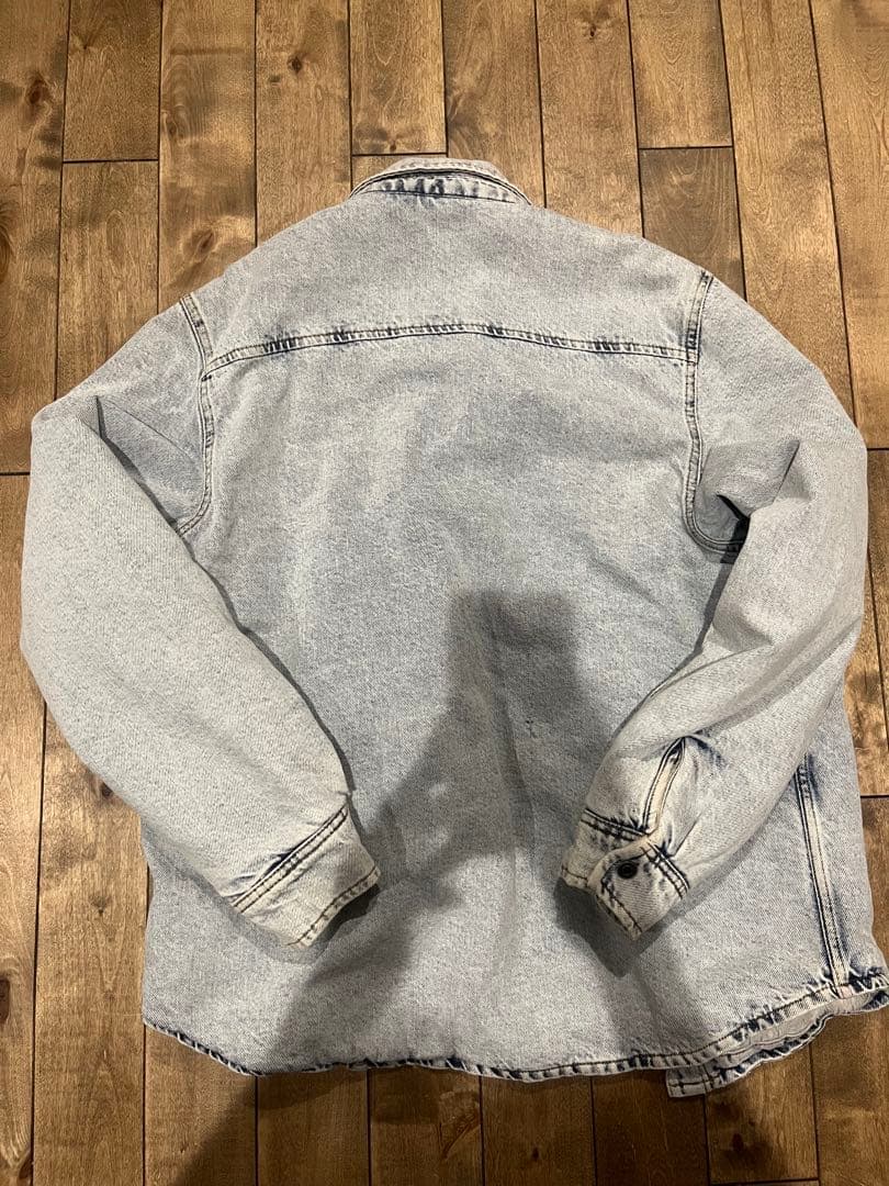 k*i様 Stussy グレー デニムジャケット Mサイズ