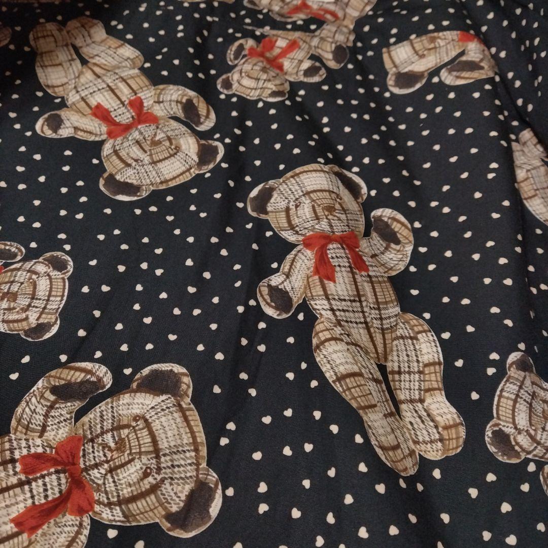 【希少】ベアー柄裏地 デニムジャケット L 1点物