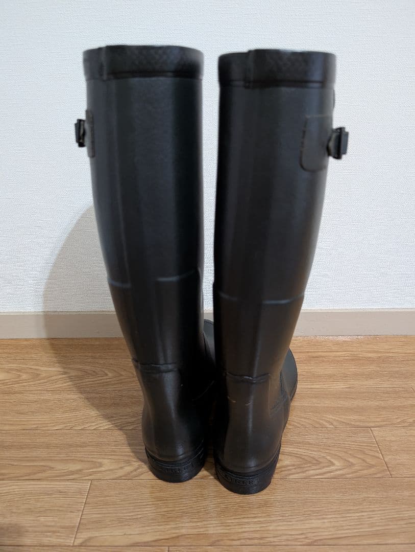 AIGLE ダークグリーン 長靴 バックル付き