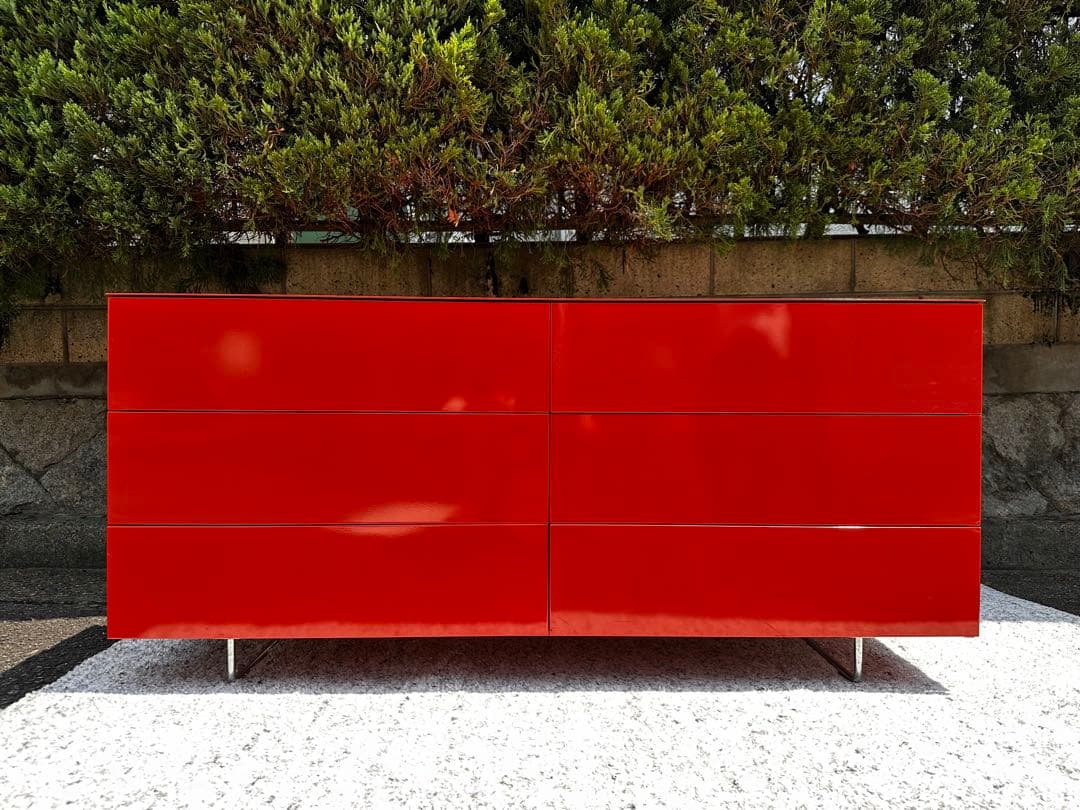 カッシーナ　限定色 LOTUS （ロータス 2列3段ドロアーキャビネット）