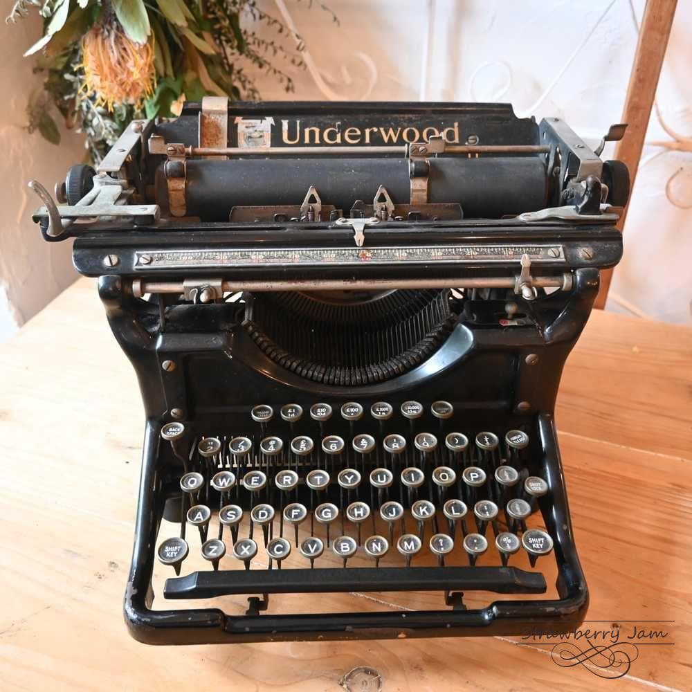 L3705-20 英国アンティーク UNDERWOOD タイプライター 店舗什器