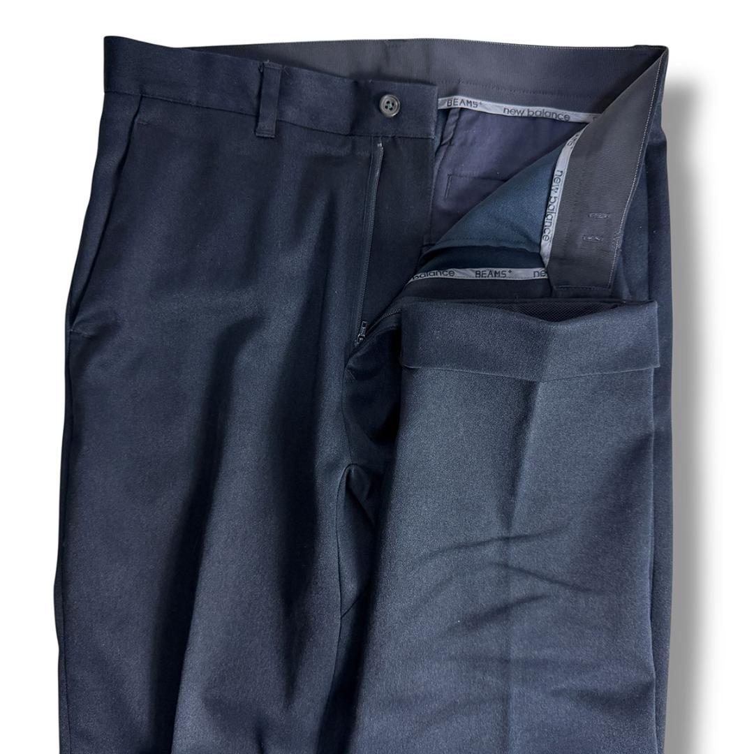 J5145 美品 ビームスプラス×ニューバランス 3ピースストレッチスーツ 紺M