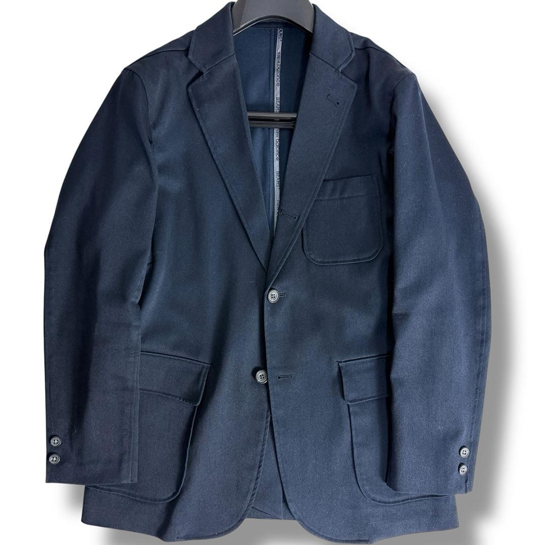 J5145 美品 ビームスプラス×ニューバランス 3ピースストレッチスーツ 紺M